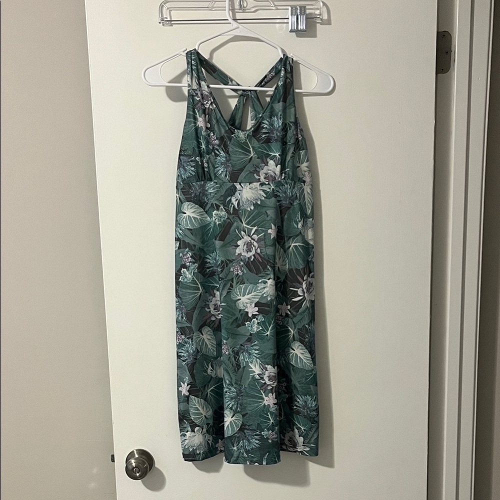 Patagonia Green Floral Dress